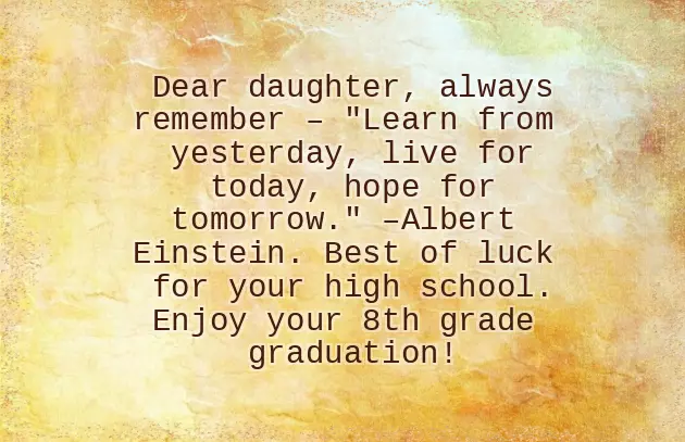 Graduation Message From Parents