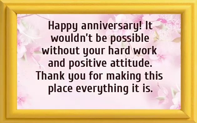 Happy Work Anniversary Messages Happy Work Anniversary Messages