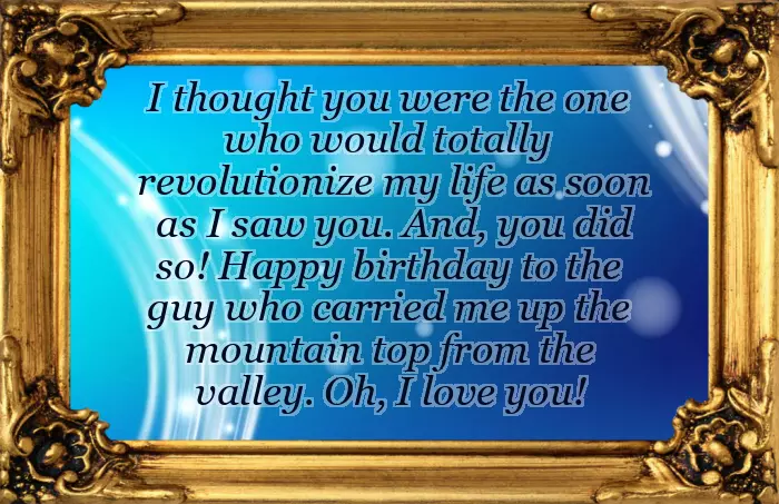 Birthday Message For Him