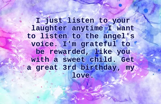 Birthday Wishes For 3 Years Baby Boy Birthday Wishes For 3 Years Baby Boy