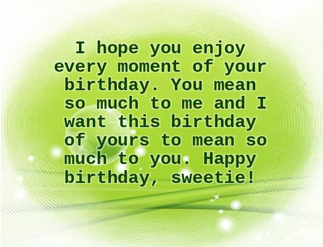 Special Birthday Wishes For Gf