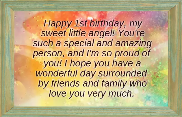 First Birthday Wishes From Parents To Daughter First Birthday Wishes From Parents To Daughter