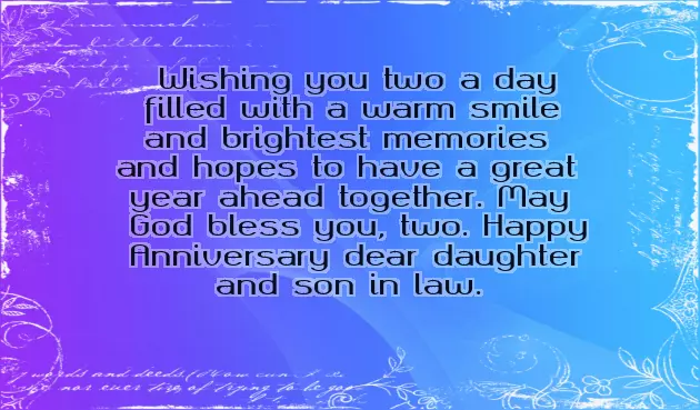 Happy Anniversary To My Daughter And Son In Law Happy Anniversary To My Daughter And Son In Law