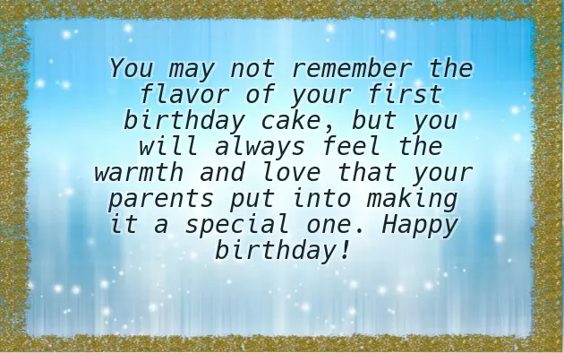 Happy Birthday 1 Year