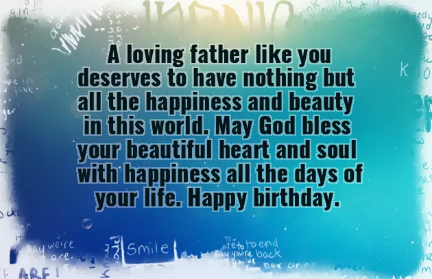 Happy Birthday For Your Father
