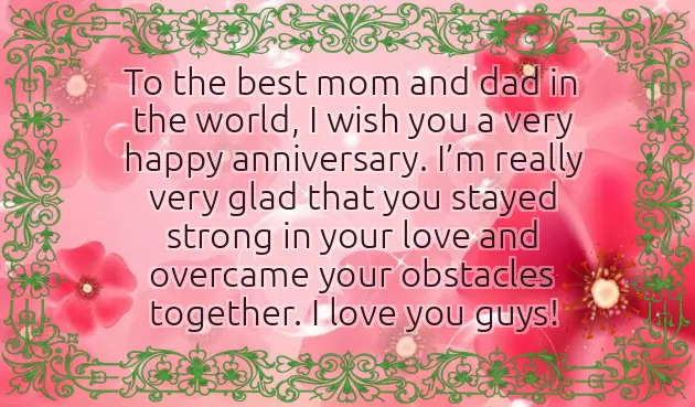 Dad Mom Anniversary Wishes Dad Mom Anniversary Wishes