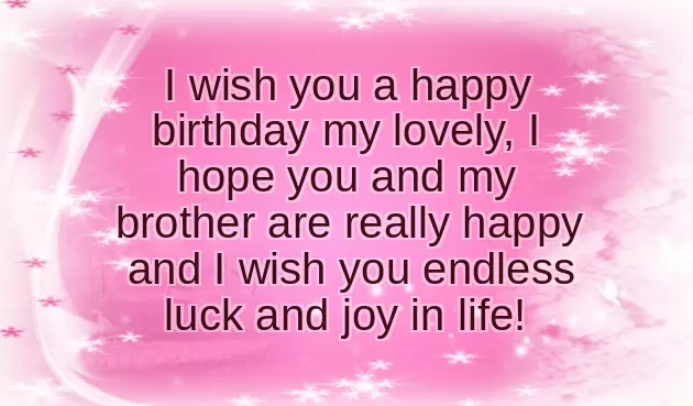 Best Wishes For Sister In Law On Her Birthday