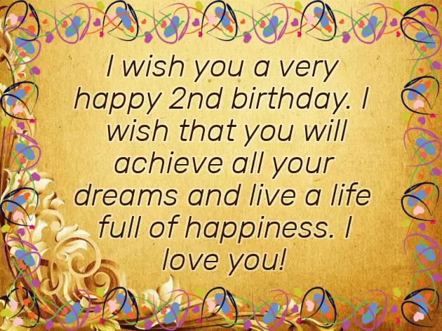 Birthday Wishes For Boy 2 Years Birthday Wishes For Boy 2 Years