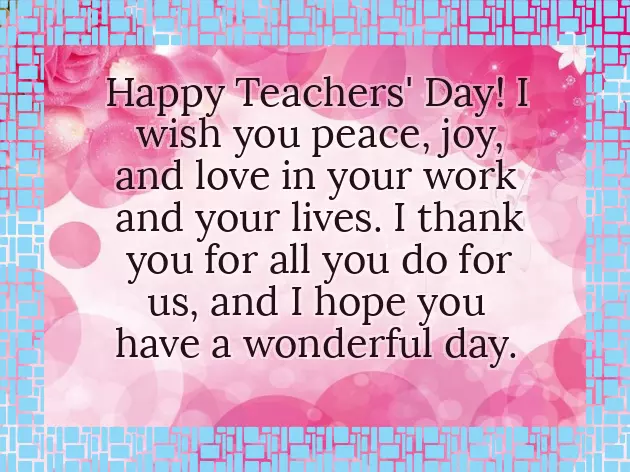 Wishes For Teachers Wishes For Teachers