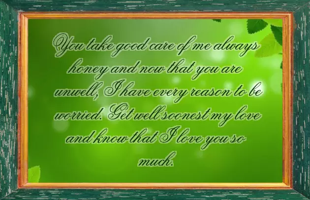 Get Well Soon Message For My Love Get Well Soon Message For My Love