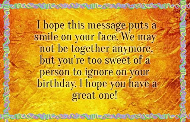 Birthday Text For Ex Boyfriend Birthday Text For Ex Boyfriend