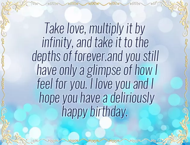 Birthday Wish For Love Birthday Wish For Love