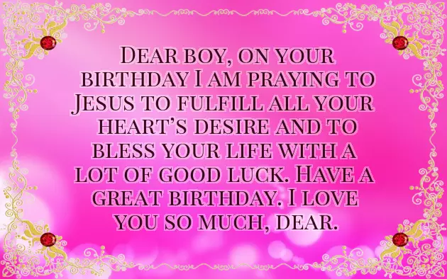 Birthday Wishes To Man Of God