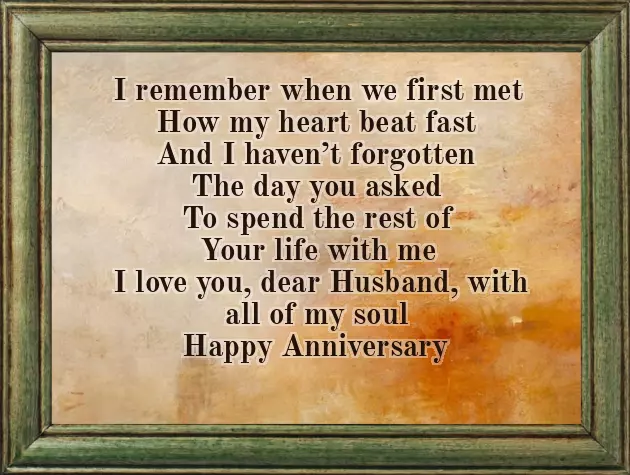 Anniversary Verse For Husband Anniversary Verse For Husband