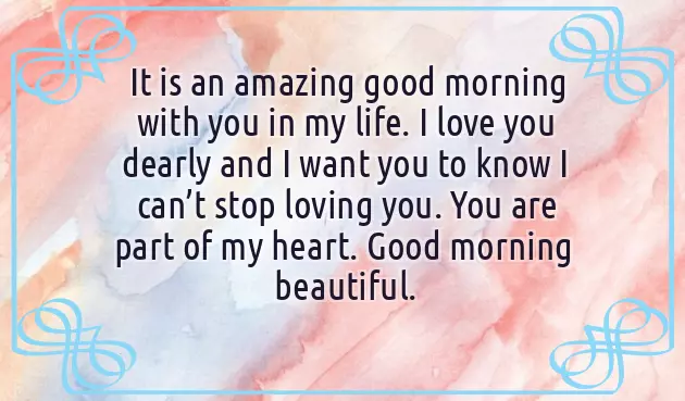 Sweet And Romantic Good Morning Message For My Love Sweet And Romantic Good Morning Message For My Love