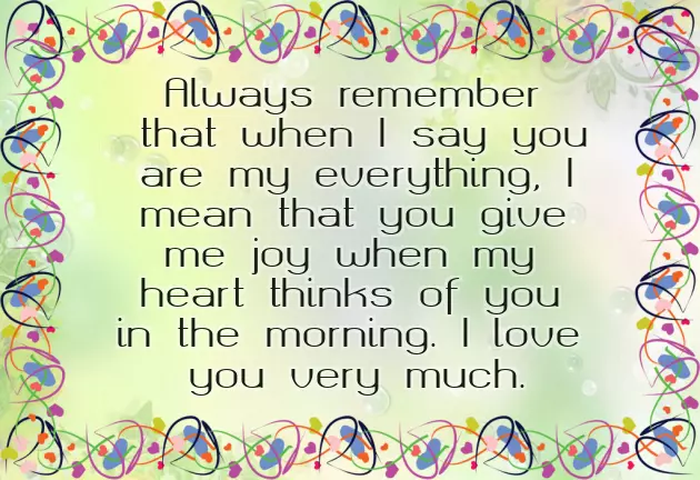 Romantic Early Morning Message For Her