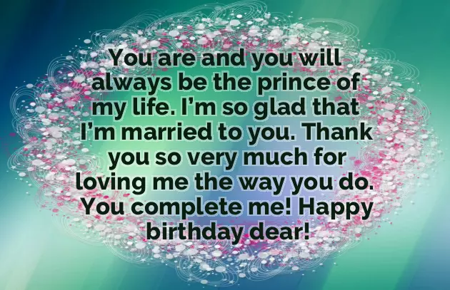 Happiest Birthday Hubby