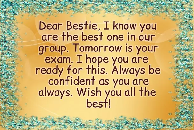 Wish You All The Best For Your Exam Wish You All The Best For Your Exam