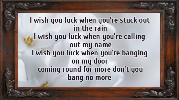 Wish Her Luck Wish Her Luck