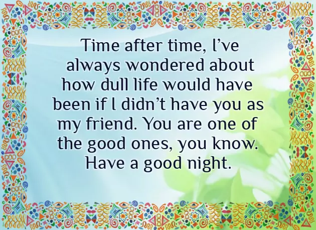 Good Night Wish For A Friend Good Night Wish For A Friend