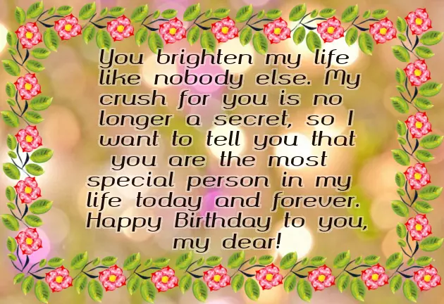 Wishing Your Crush A Happy Birthday Wishing Your Crush A Happy Birthday