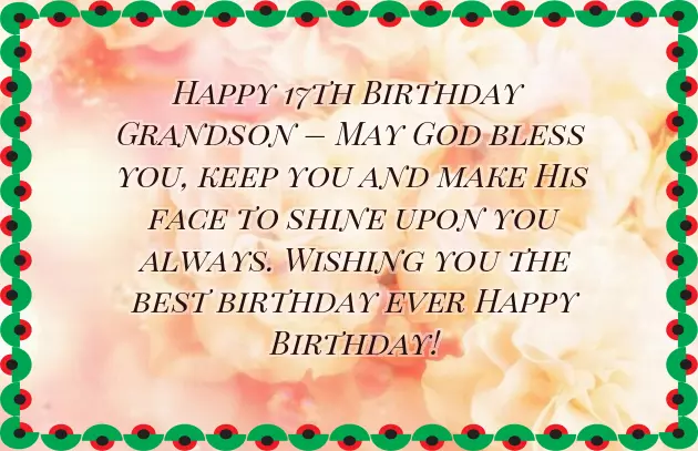 Happy 17Th Birthday To My Grandson Happy 17Th Birthday To My Grandson