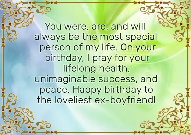 Happy Birthday To My Ex Boyfriend Happy Birthday To My Ex Boyfriend