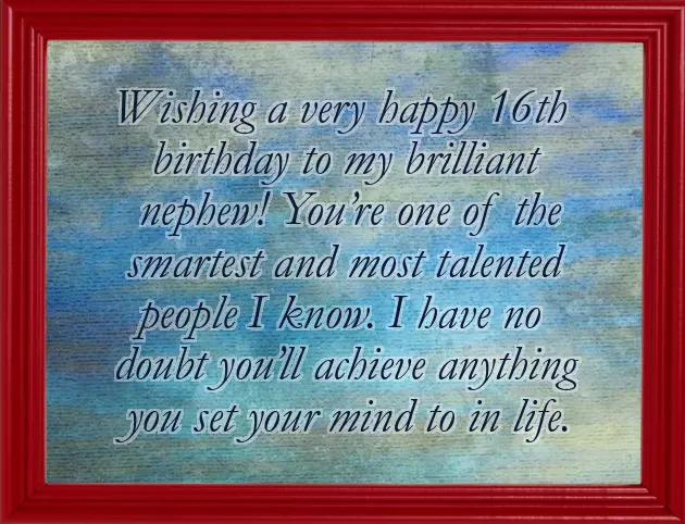 Happy 16Th Birthday Wishes