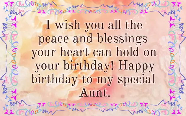 Sweet Message For Aunt Sweet Message For Aunt