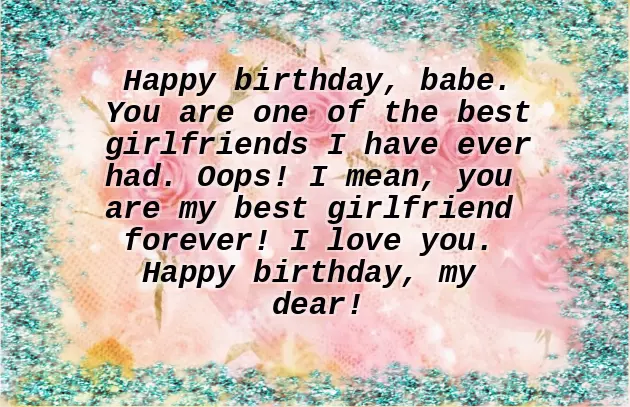 Happy Birthday Wishes In Girlfriend Happy Birthday Wishes In Girlfriend