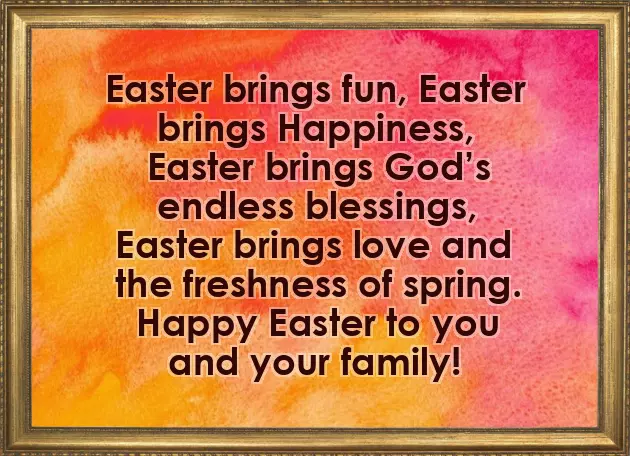 Easter Message To Employees