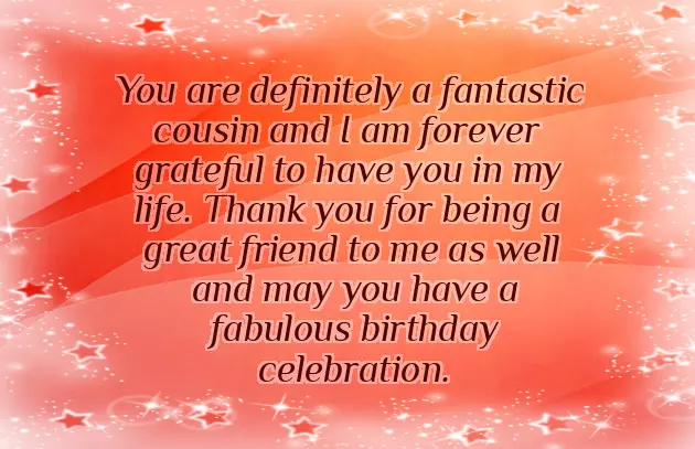 Birthday Wishes For My Cousin Sister