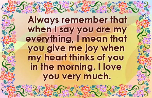 Good Morning Message For Her Love Good Morning Message For Her Love