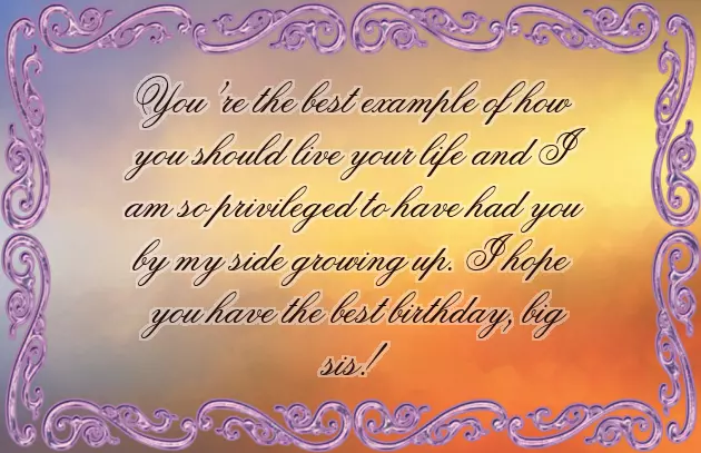 Best Wishes For Big Sister Birthday Best Wishes For Big Sister Birthday