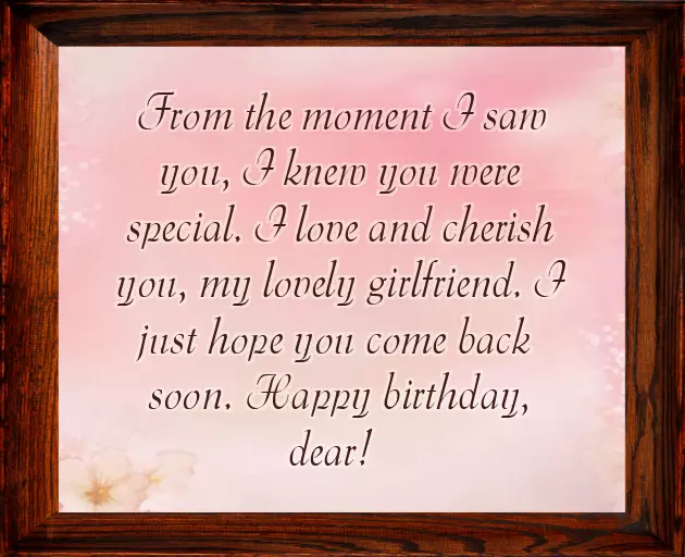 Girlfriend Special Birthday Wishes Girlfriend Special Birthday Wishes