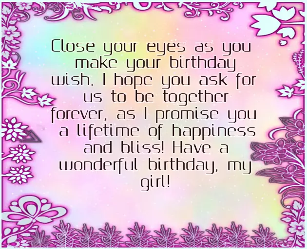 Birthday Wishes On Girlfriend Birthday Wishes On Girlfriend