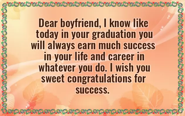 Graduation Message For Boyfriend Graduation Message For Boyfriend