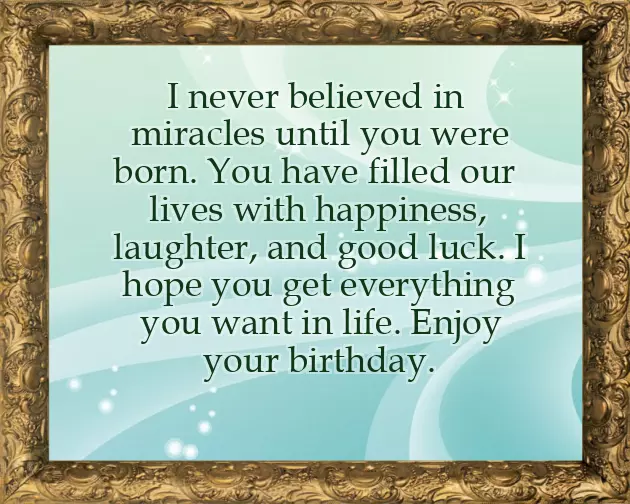 Birthday Wishes For Brother Baby