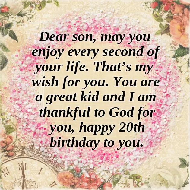 20Th Birthday Son 20Th Birthday Son
