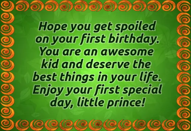 Birthday Wishes For One Year Old Baby Boy Birthday Wishes For One Year Old Baby Boy