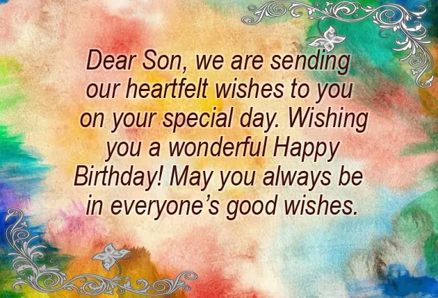 Christmas Birthday Wishes For Son