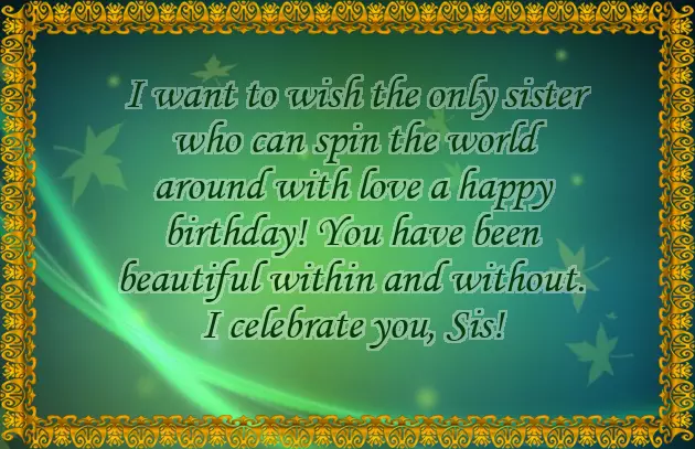 Birthday Wishes To Little Sister