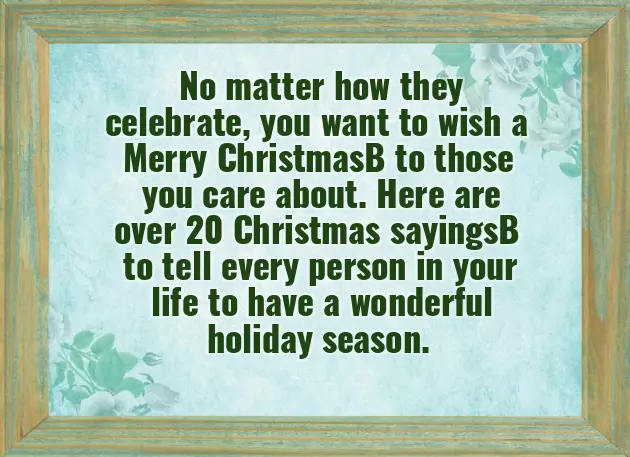 Merry Christmas Quotes Religious