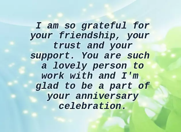 1 Year Anniversary Message 1 Year Anniversary Message