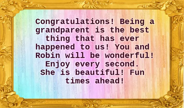Congratulations Grandparents Baby Girl Congratulations Grandparents Baby Girl