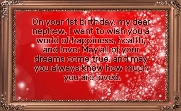 Baby Boy 1St Birthday Wishes For Nephew Baby Boy 1St Birthday Wishes For Nephew
