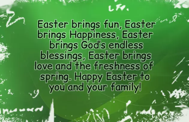 Happy Easter For You And Family