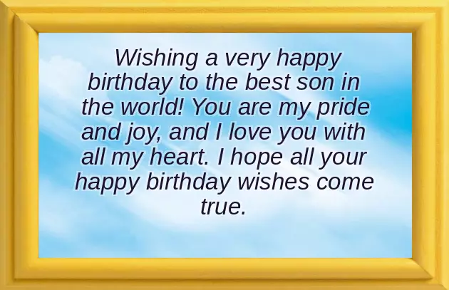 13Th Birthday Wish For Son 13Th Birthday Wish For Son