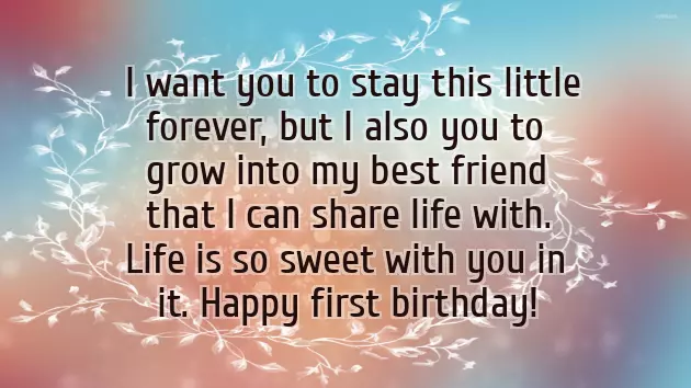 Birthday Wishes 1 Year Baby Girl Birthday Wishes 1 Year Baby Girl