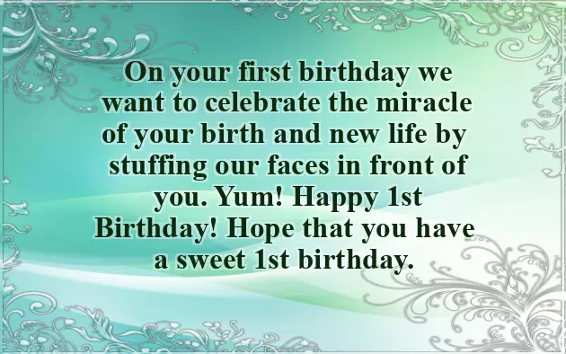 Small Baby Girl Birthday Wishes Small Baby Girl Birthday Wishes